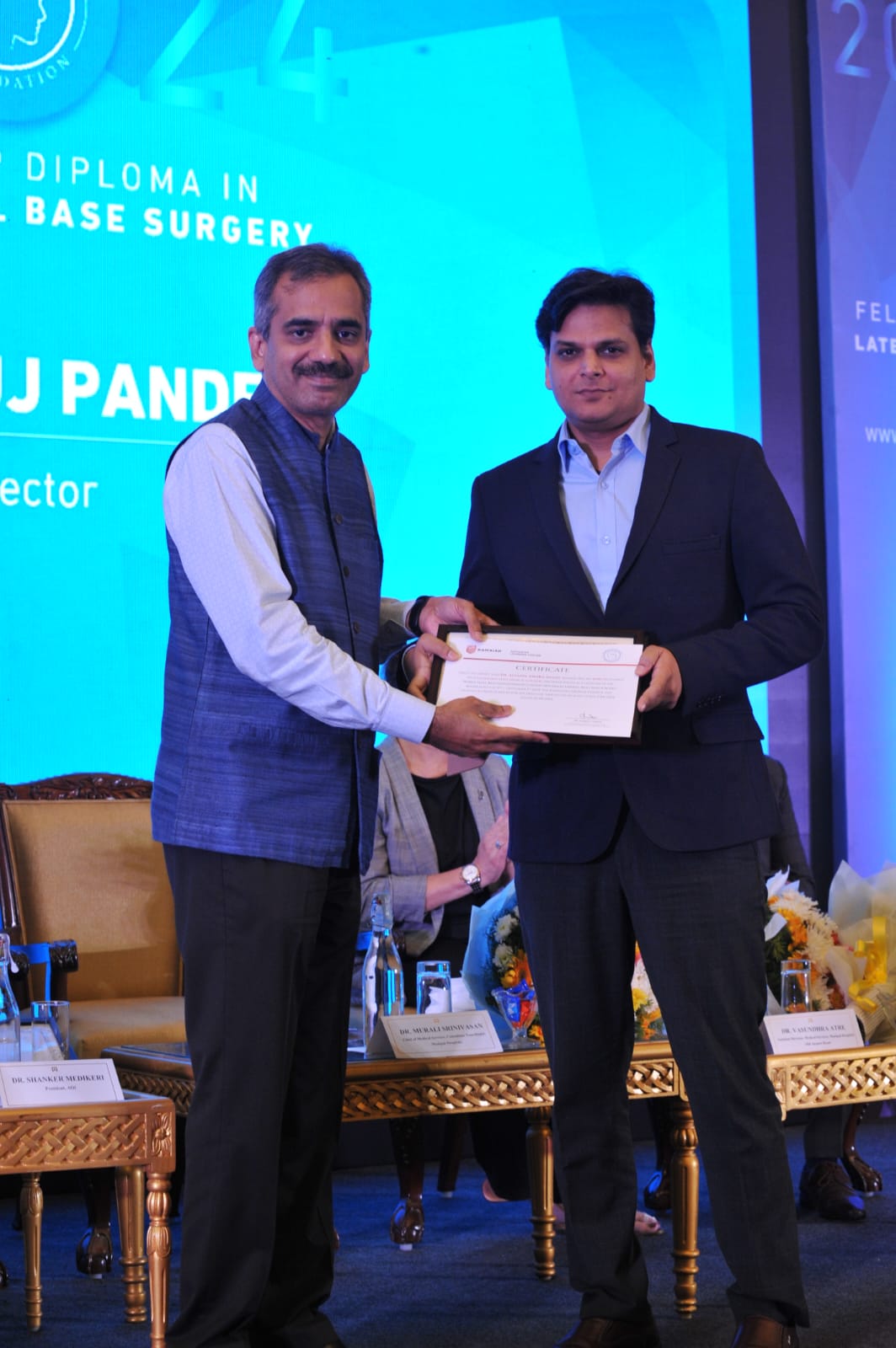 Doctor certificate ceremony
